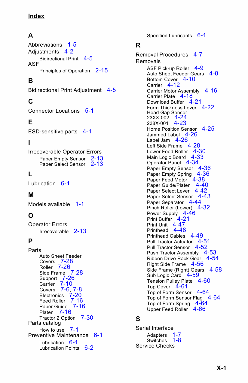 Lexmark Forms 23XX Service Manual-6